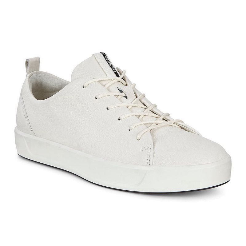 Women Flats Ecco Soft 8 W - Sneakers White - India YDPSRU530
